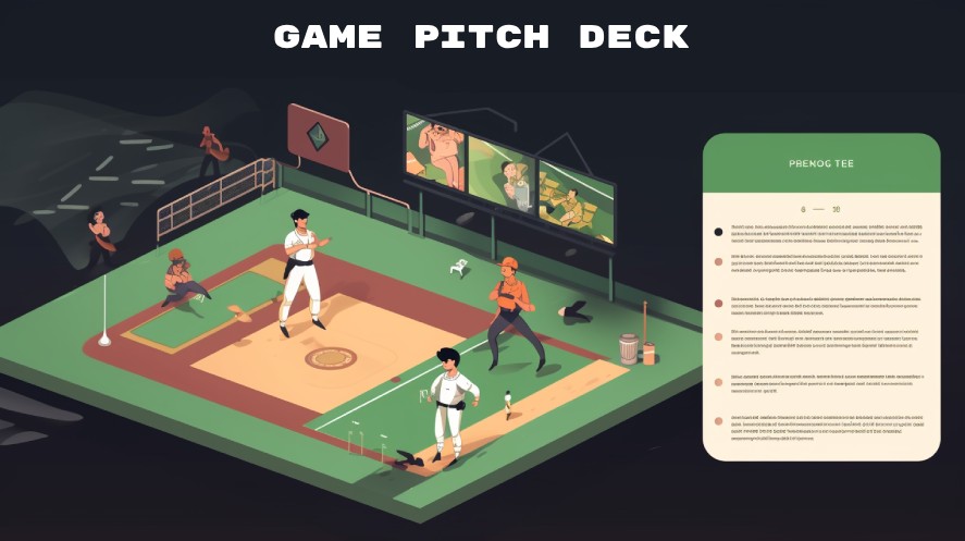 An example of a game pitch deck