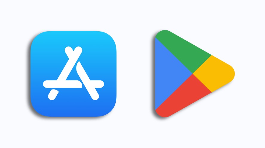 App Store and Google Play