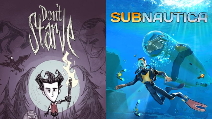 Covers of Dont Starve and Subnautica