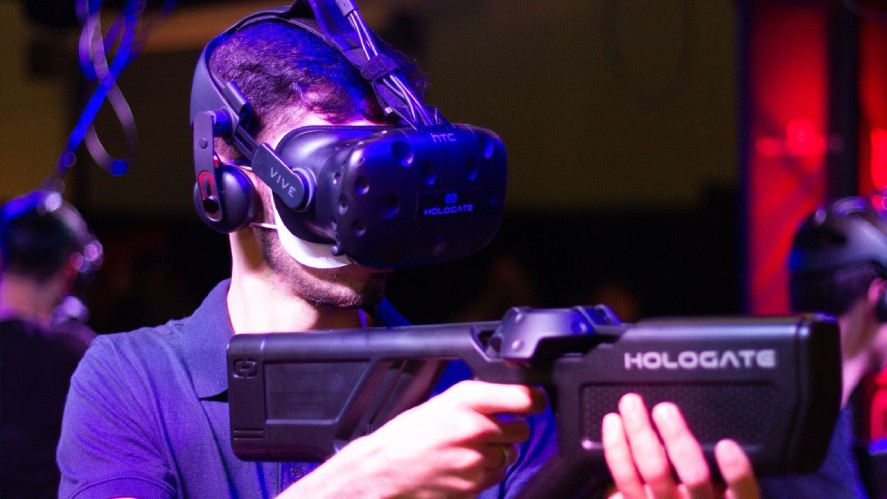 VR sets that represents a gun