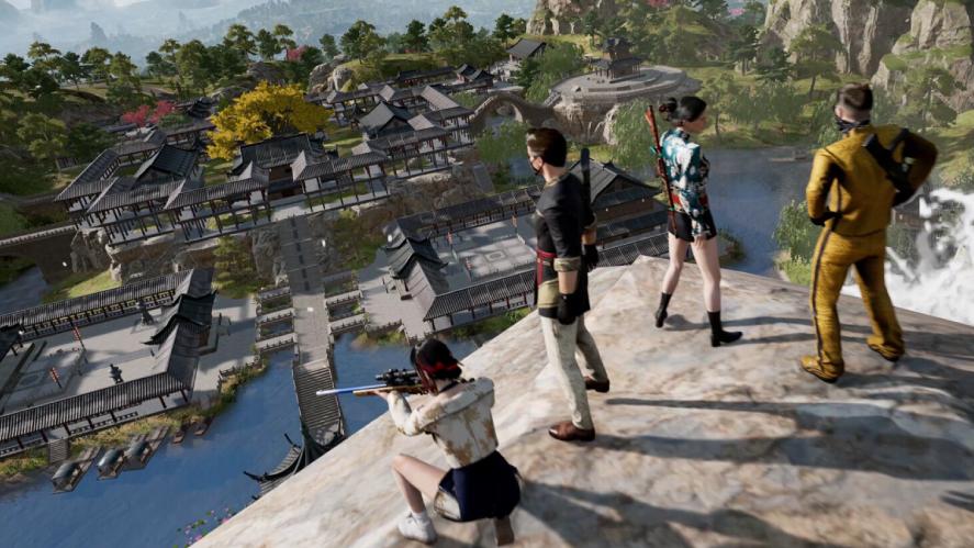 A screenshot from a Battle Royale game called PUBG