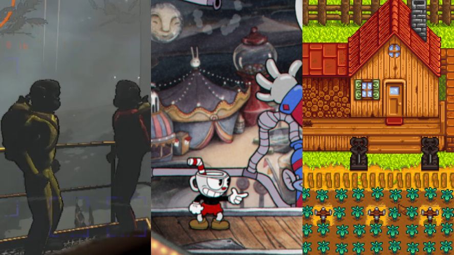 Lethal Company, Cuphead, and Stardew Valley