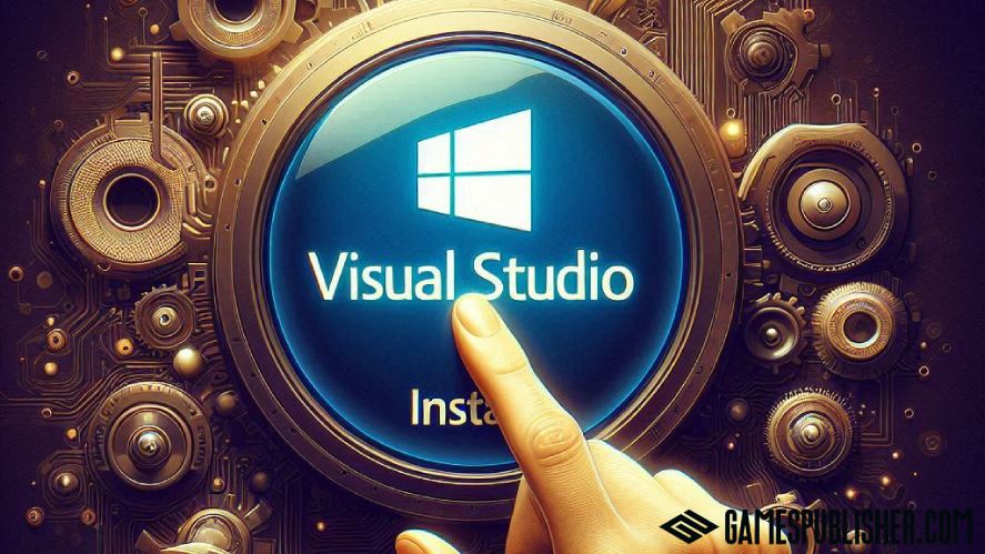 An illustration of installing Visual Studio