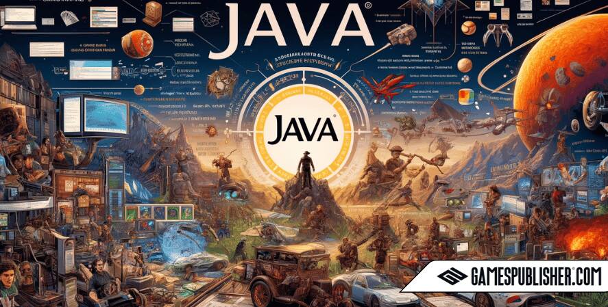 illustrating the overview of Java games programming, focusing on the history and evolution of Java in gaming.