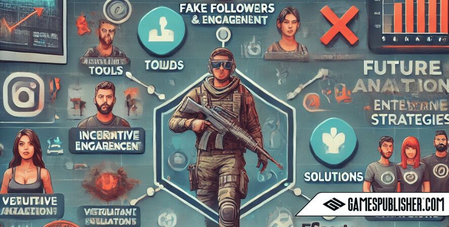 An image illustrating the challenges and solutions in influencer marketing for game advertising. 