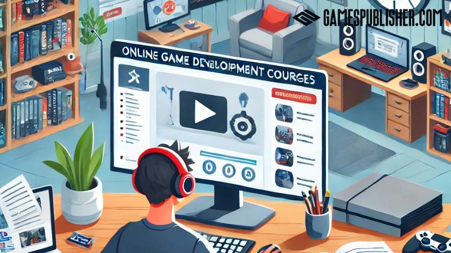 A game developer is learning online course