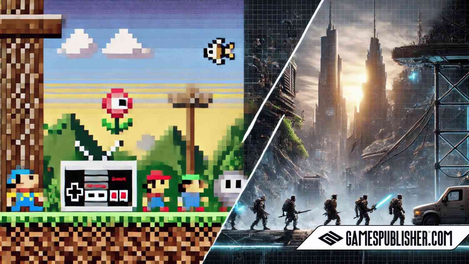 Game Graphics: A Historical Overview from 8-bit to 4K