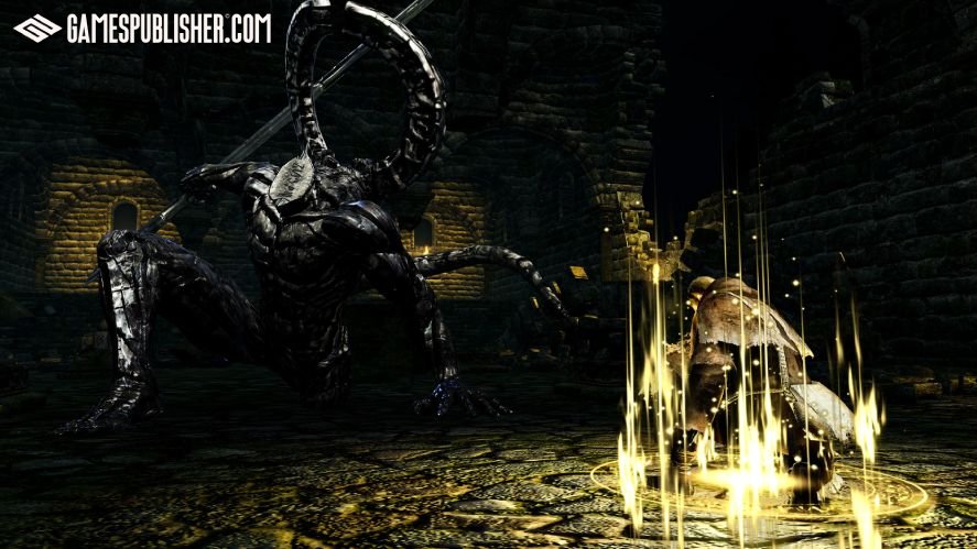 A boss in Dark Soul