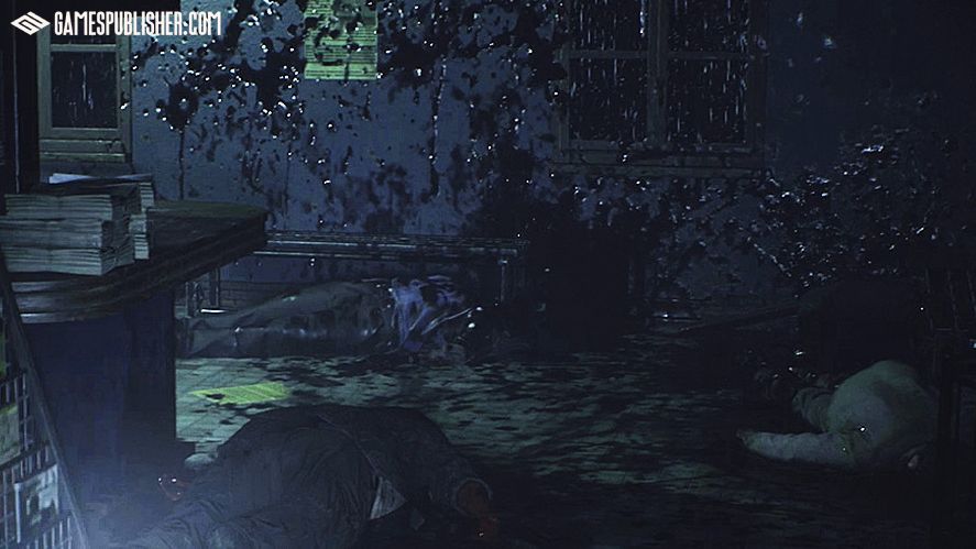 The gore graphic in Resident Evil 2 Remake