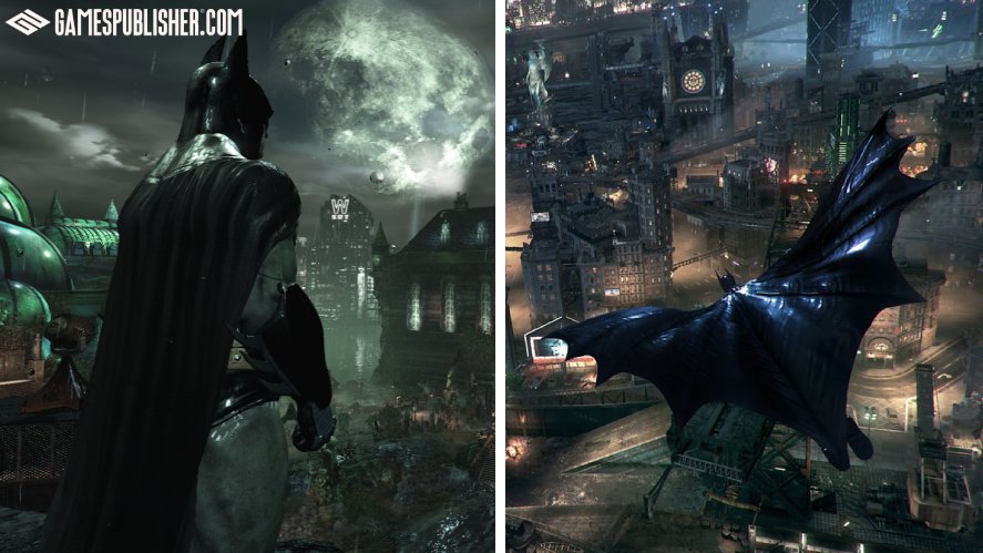 Arkham Asylum and Arkham Knight