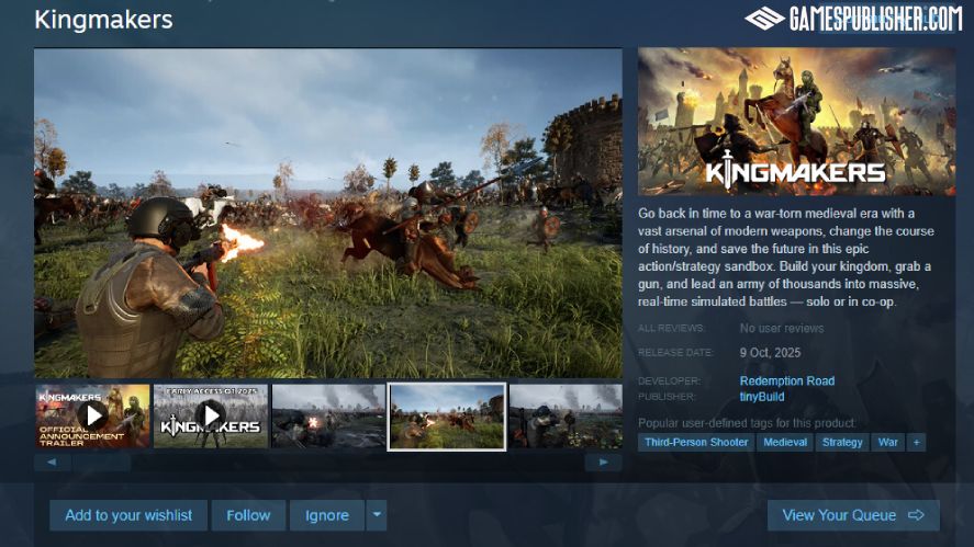 tinyBuild Games' new games on Steam