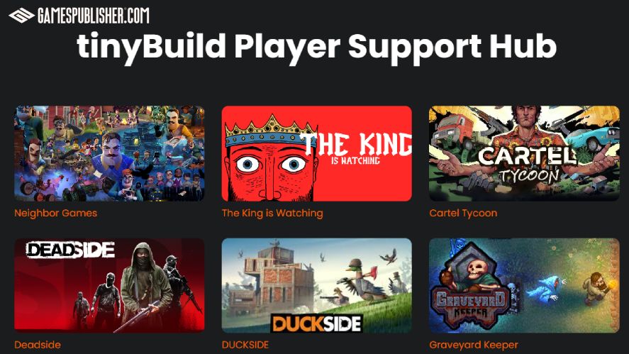tinyBuild Games and their support hub