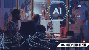 AI for game development team designing characters and gameplay using advanced ai technology tools
