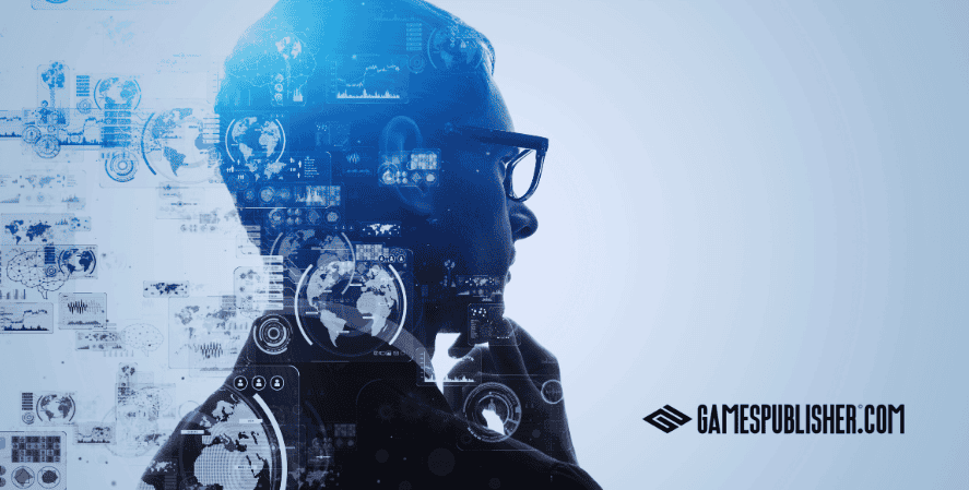 game developer using AI in gaming and data-driven game design workflow