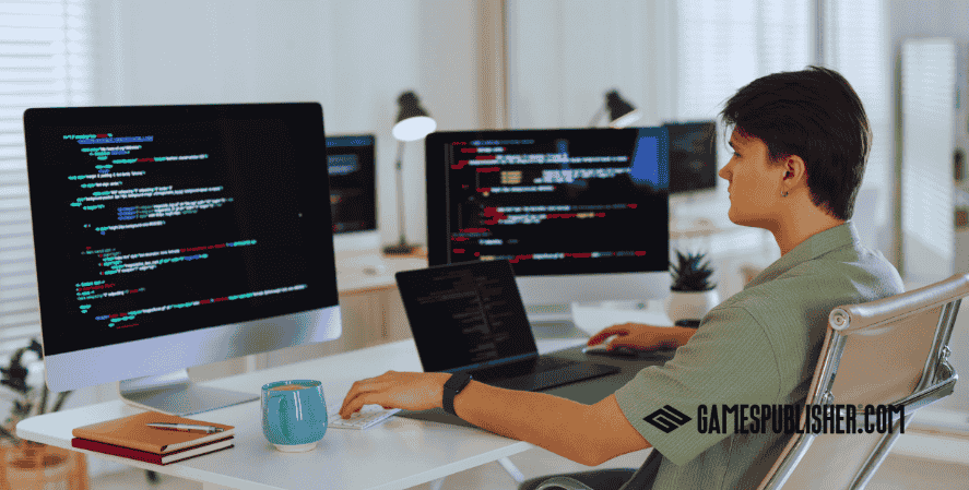game developers prototyping video games using AI tools and coding workflow
