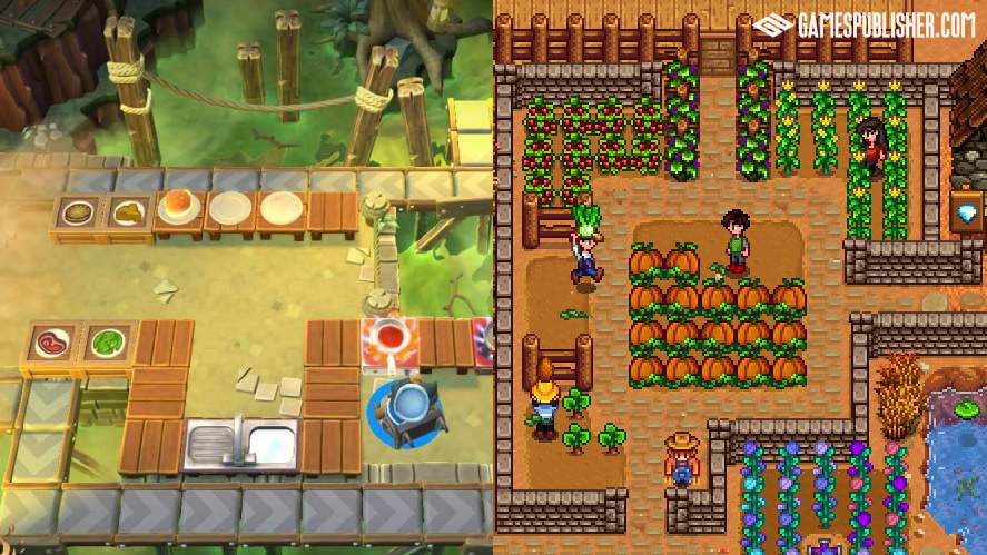 Overcooked! All You Can Eat and Stardew Valley