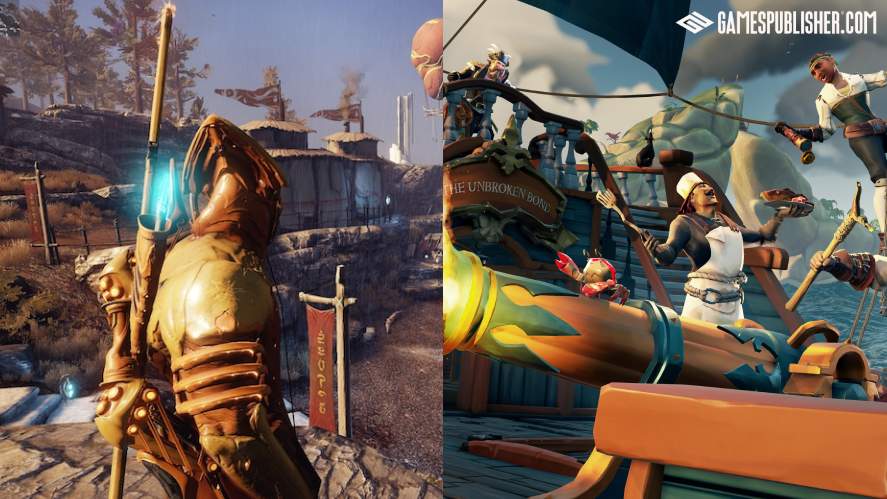 Warframe and Sea of Thieves
